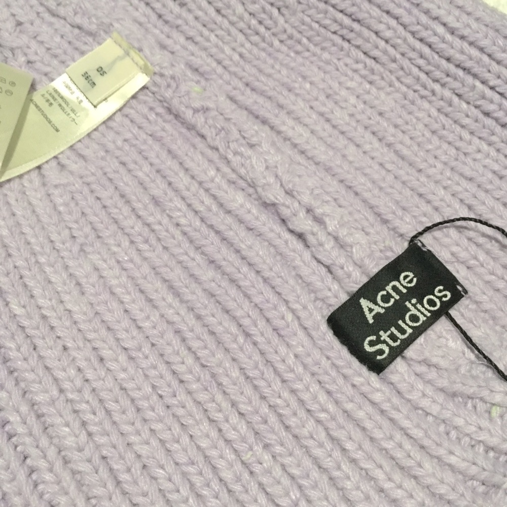 New Lavender Purple Acne Studios Beanie - Picture 3 of 4